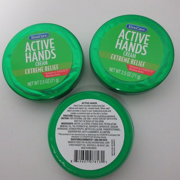 XTRACARE Active Hands Hand Cream For Extremely Dry Skin And Crack Hands X3 - Picture 4 of 4